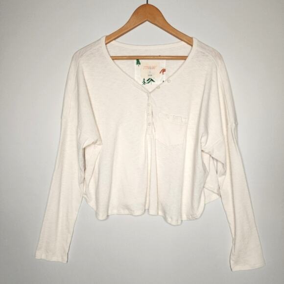 🌻3 for $18 Jasmine & Ginger Cream Lounge Top - Picture 1 of 3
